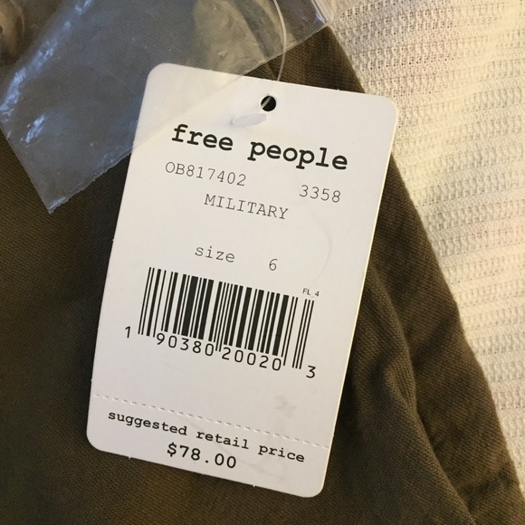 Free People Military Shorts - Picture 2 of 4